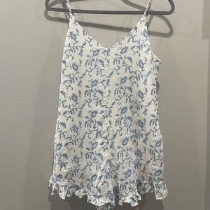 Kendall & Kylie Medium Pacsun White Embroidered Romper